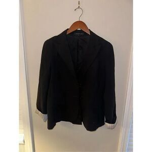 Women's Theory Black Wool Blazer M